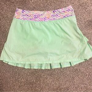 Ivivva Set the Pace Ruffle Tennis Skirt Skort Girl's Size 14